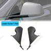 For Tesla Model Y -2026 Juniper Side External Rearview Mirror Carbon Pattern Cover Lower Caps Bottom Shell Frame Replacement