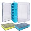 Water Proof Double Side Accessory Tackle Tool Box Fishing Hook Storage Trags Organizers Box Clear Terminals Tackle Case
