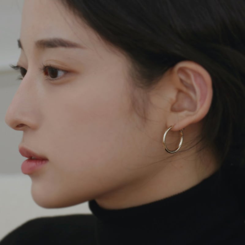 Mindre är mer 14K GOLDFILLED RING ÖRHÄNGE