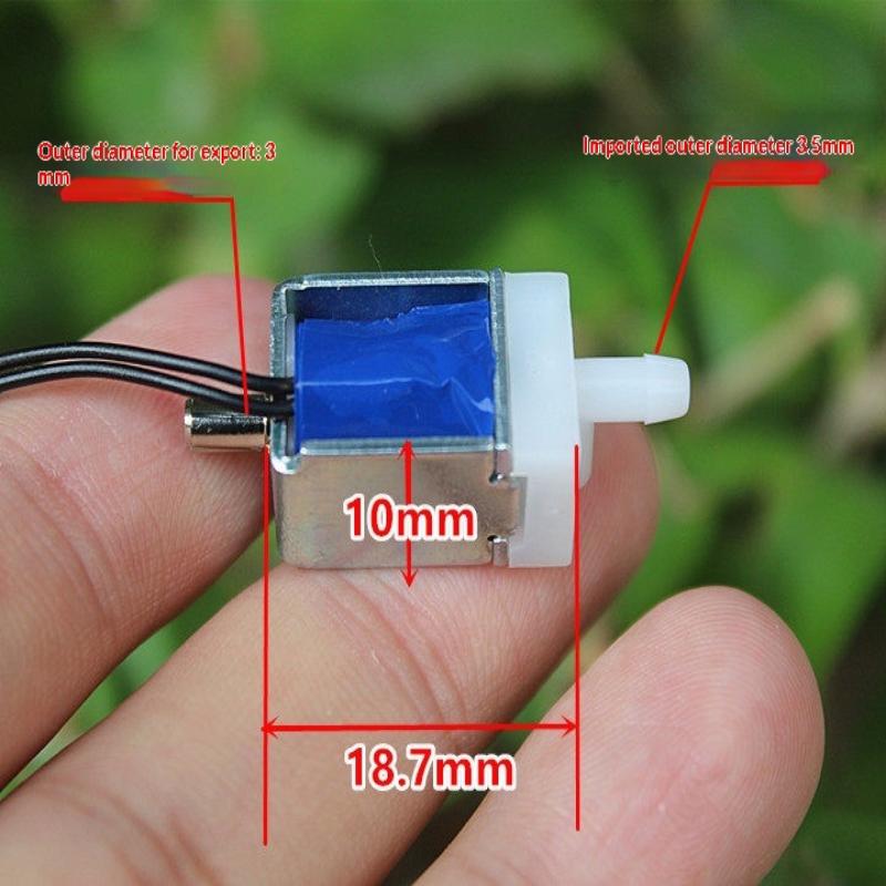 Micro Electric Solenoid Valve DC 3.7V 3 Way Design for Miniature DIY Air Control 1 or 1/5Pcs Set for Model Engineering Uses