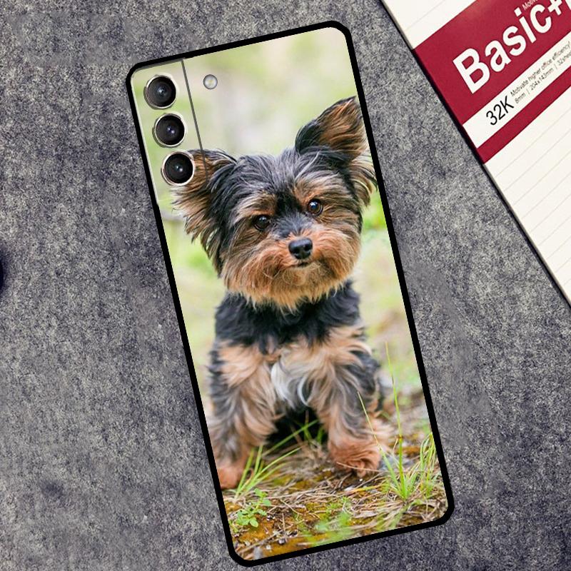 Yorkshire Terrier Dog Puppy Case For Samsung Galaxy S25 Ultra S20 S21 S22 S23 S9 S10 Plus S25 FE S24 Ultra Cover Coque