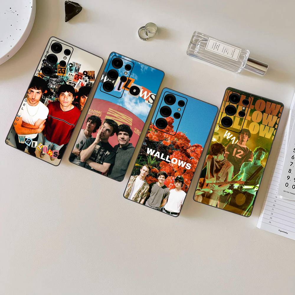 Indie Rock Wallows Band Phone Case For Samsung S 24 Fe 25 Ultra Plus 20 Lite 21 30 22 23 24 22 Ultra 5G Fundas