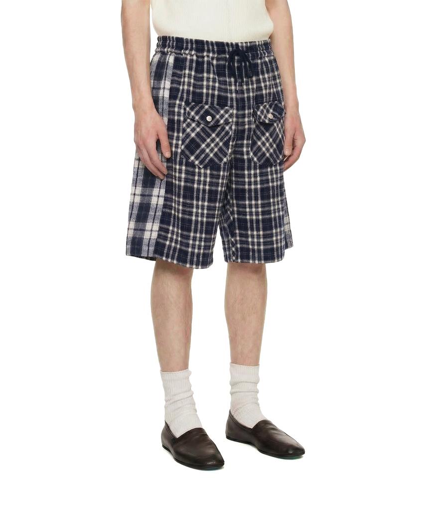 TRUNK PROJECT Check Shorts_Navy
