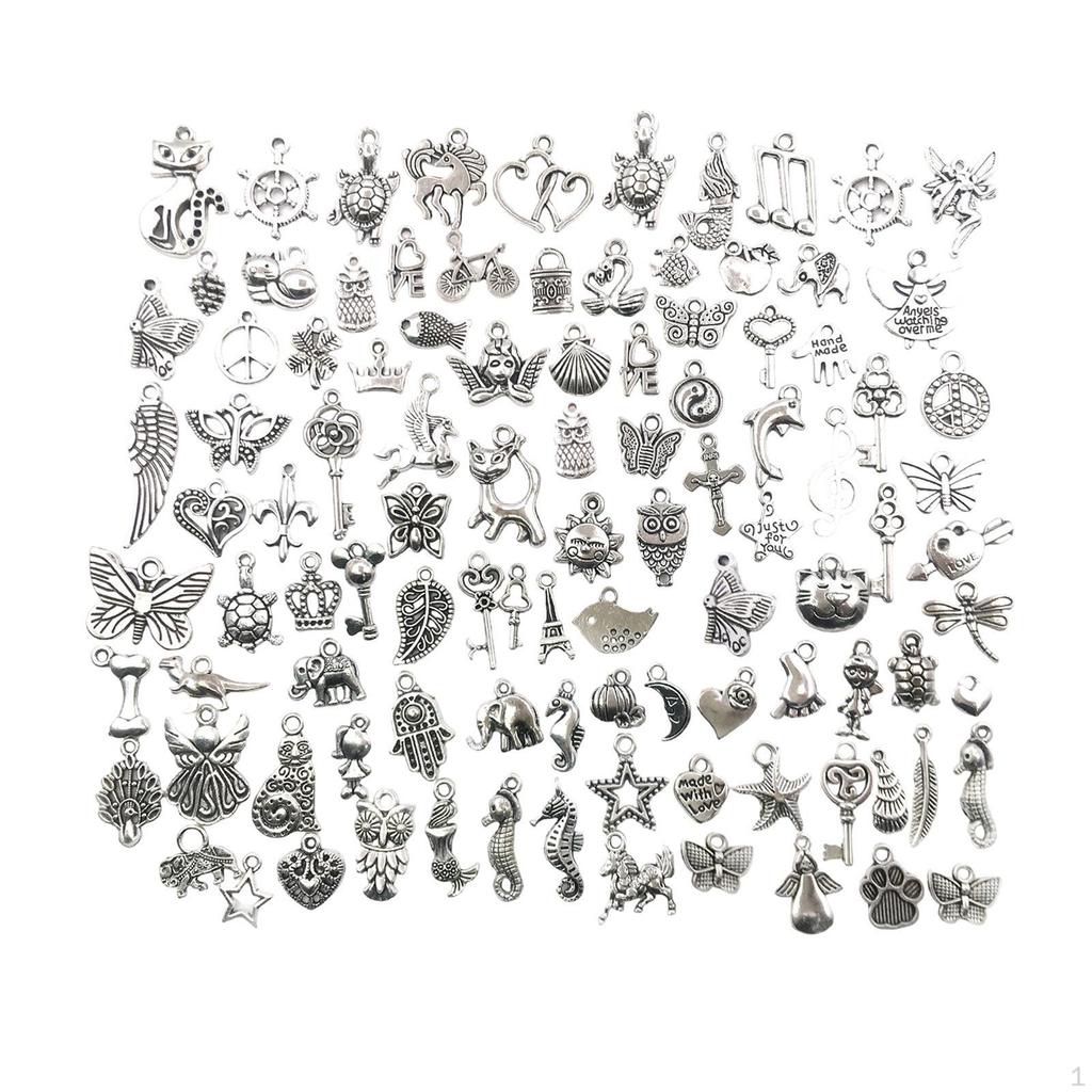 200 Stück Anhänger Dangle Anhänger Schmuck zur Herstellung von Halsketten