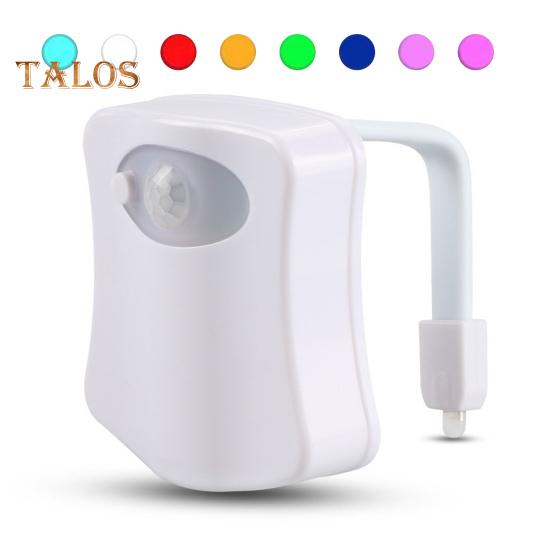 Motion Activated Toilet Night Light LED Lamp Simple Installation Color-Changing Bathroom Toilet Bowl Night Light with Motion Sensor