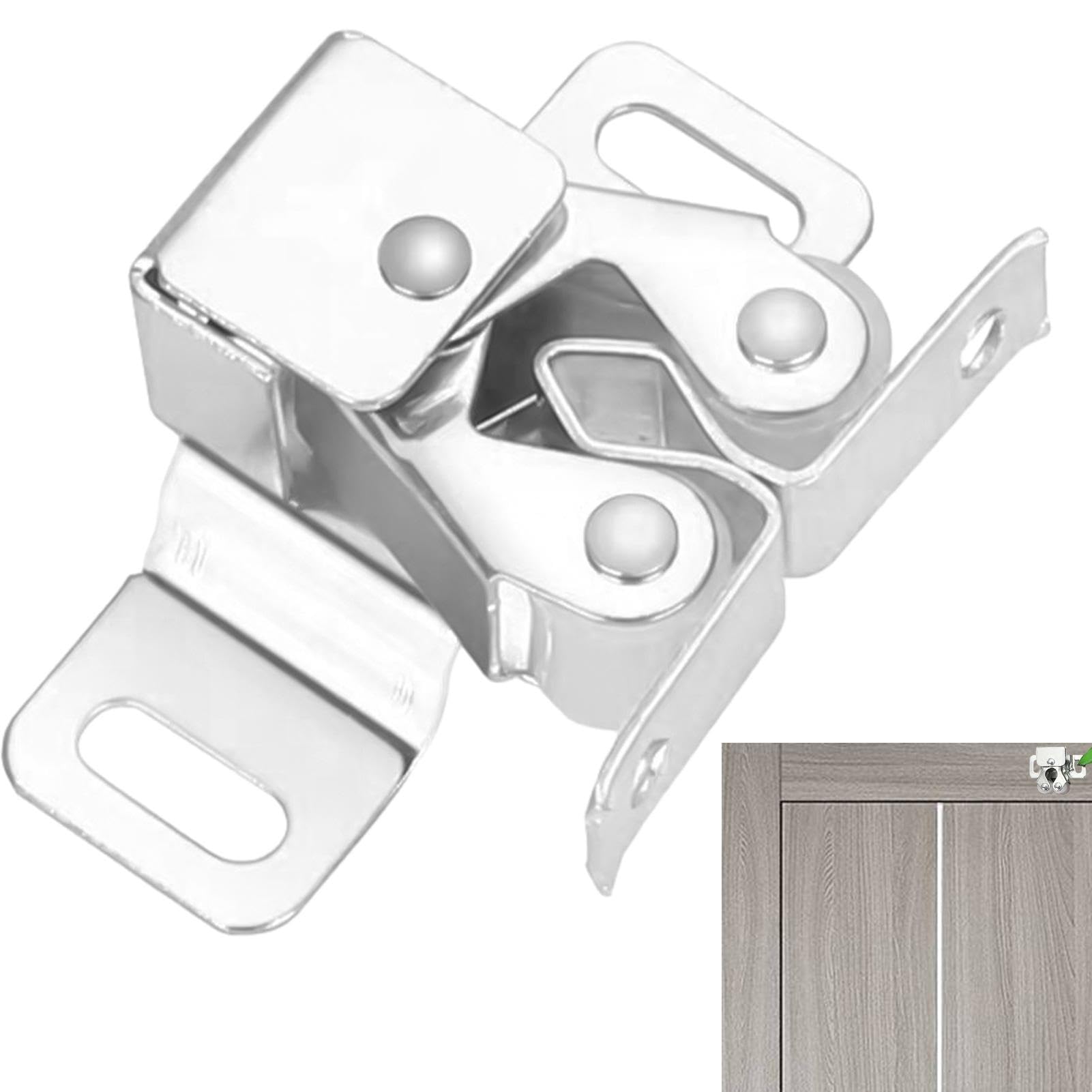 Magnetic Door Catch,Cabinet Magnet Door Catch,Cabinet Magnet Catch Cupboard Latch Door Magnetic Catch | See description серебряный