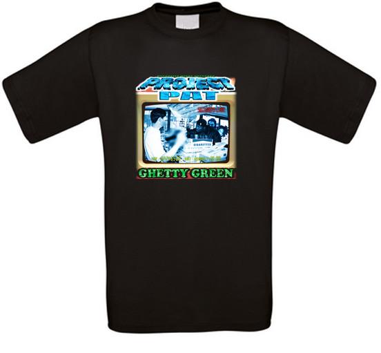 Project Pat Ghetty Green Rap Hip Hop T-Shirt All Sizes L