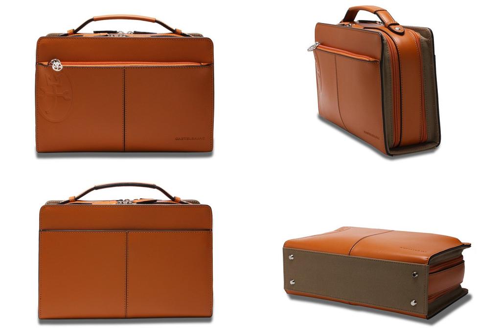 Castelbajac Tirie Men's Leather Pouch 164203 (Black)