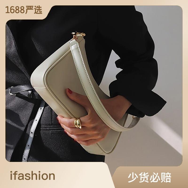 

Нишевая сумка2021Новая модная сумка-багет подмышками Сумка-мессенджер через плечо Летняя универсальная винтажная сумка-цепочка Женская