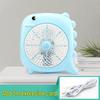Compact Cartoon Electric Desk Fan for Student Dorms and Bedrooms
