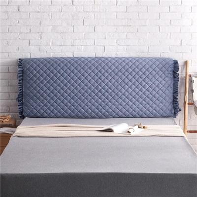 Capa de cama acolchoada capa de cabeceira simples clipe de algodão elástico engrossado saco removível lavável à prova de poeira capa de cabeça de cama coverlets