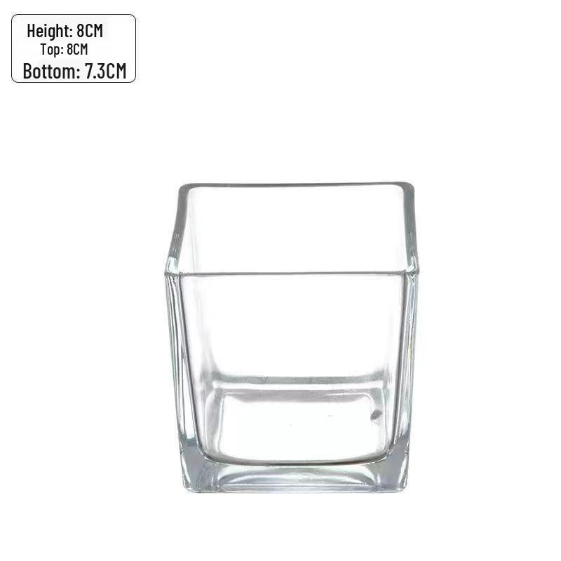 Creative Transparent Glass Candle Holder