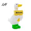 Healing Desk Accessories Mini Garden Duck Figurine Cute Farm Dolls Small Desktop Adorable Resin Figurine Collection Car Dashboard Figurines,