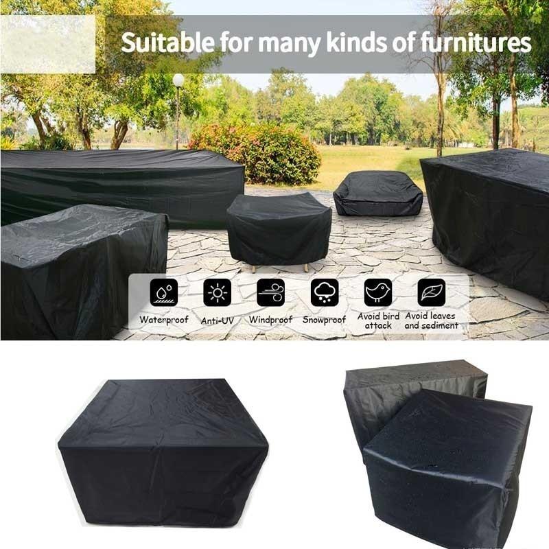 

Водонепроницаемый сад Патио Мебель Покрытие Ротанг Стол Куб Сиденья Крышки На открытом воздухе