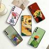 G-Girl Among Flowers   Phone Case For Samsung Galaxy A73,A72,A71,A70,A53,A52,A51,Others Soft Black Cover