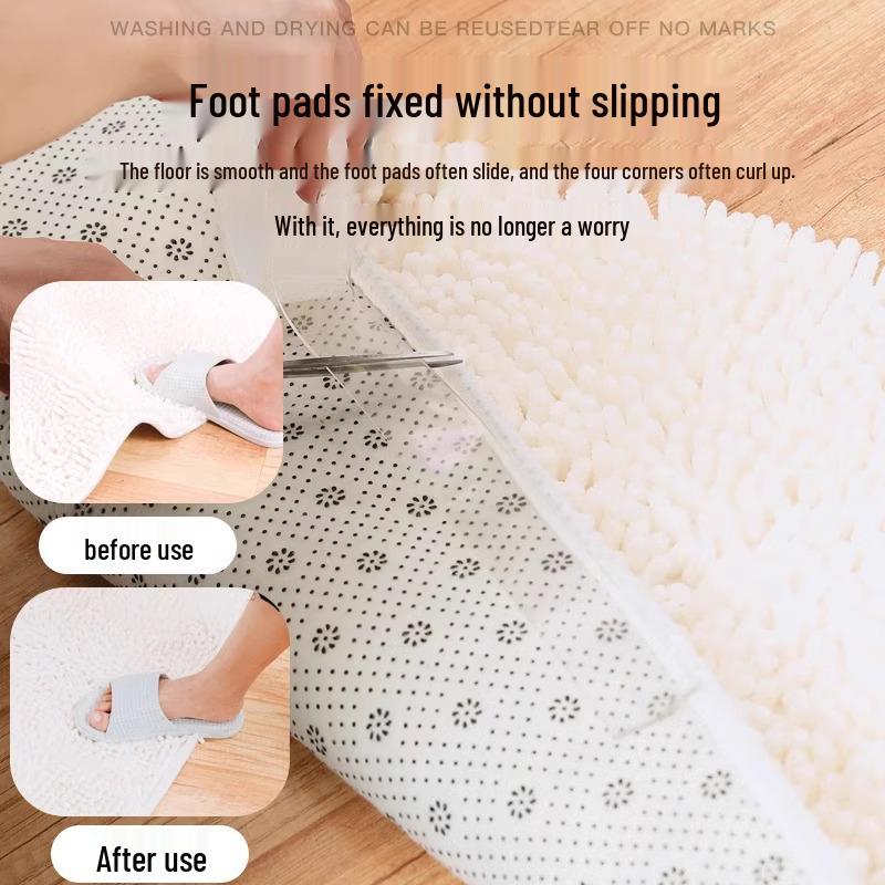 Wall-Mounted No-Drill Adhesive Power Strip Organizer