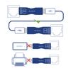 Adapter USB 2.0 do RJ45 Akyga AK-AD-27 Przejściówka Ethernet LAN do Routera F/M