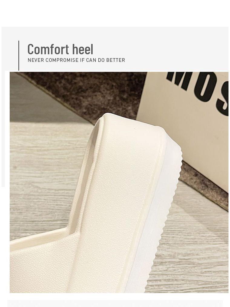 Women's High-Soled Platform Slippers - New Korean Summer Styles, Trendy and Versatile Height-Enhancing Sandals.