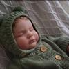 Skóra 3D z żyłami naczyniowymi miękki silikon Reborn śpiący chłopiec laleczka bobas zabawka dla dzieci tkanina ciało jak prawdziwa sztuka prezent Bebe