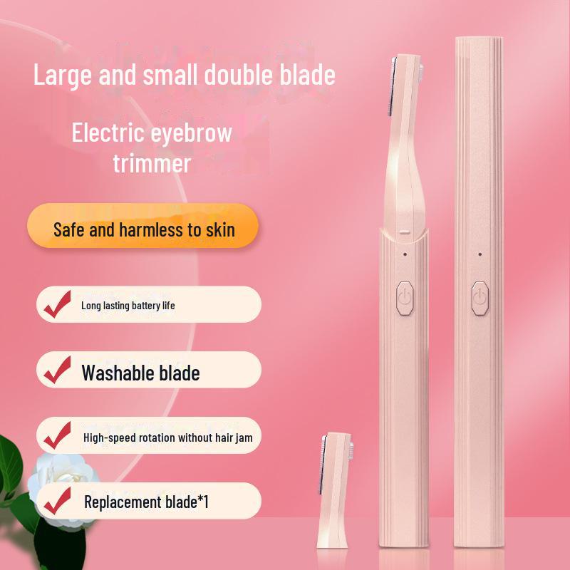 Wiederaufladbarer elektrischer Augenbrauentrimmer für Männer und Frauen – sicher und effizient