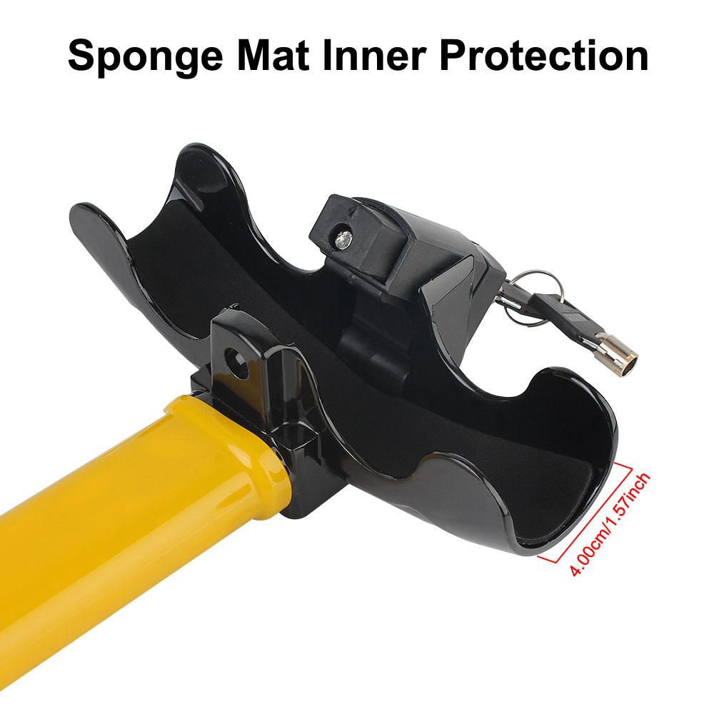 Universal Automobile Steering Lock Protection T-Locks Car Accessories Car Steering Wheel Lock Anti-Theft With Keys Security Car Locks