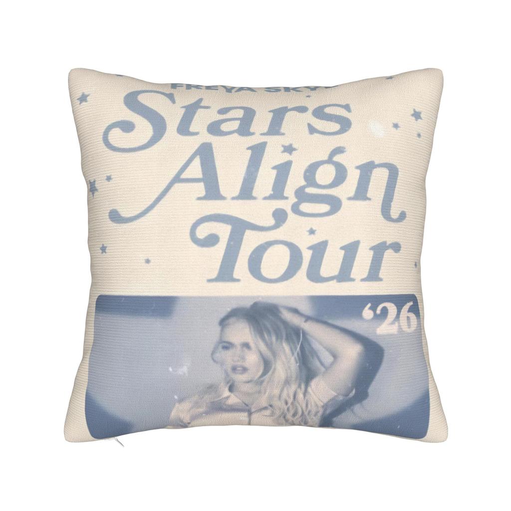 Freya Skye Stars Align Tour 2026 Pillow Covers Accessories Soft Cushion Cover Decorations  Pillow Case Cover Home Multi-Size