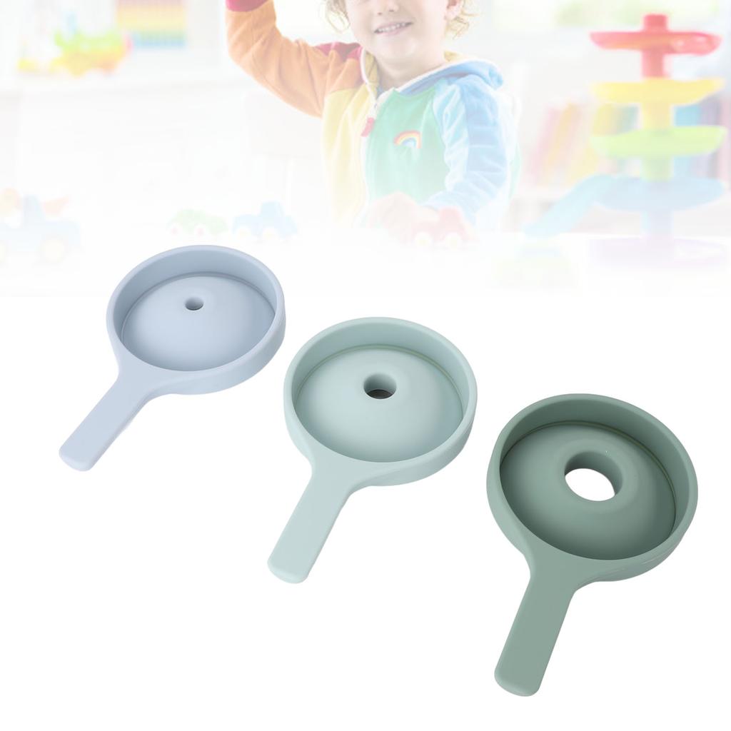 Scoop Sensory Toy Silicone Folding Early Education Sensory Bin Accessories Sensory Funnels Set for T