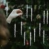 Shatterproof Acrylic Snowflakes Clear Simulation Xmas Tree Ornaments  Party Decor