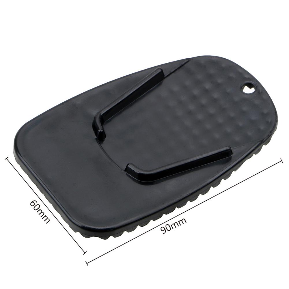 Motorcycle Bike Kickstand Side Kick Stand Pad Plate Base Motorcycle Foot Pad For Yamaha Honda Harley