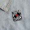 Vintage color vinyl record shape metal brooch creative clothes bag accessories badge new product