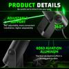 2x Laser Green LED Whip Light Whipless Antenna Remote For ATV UTV Can Am Polaris