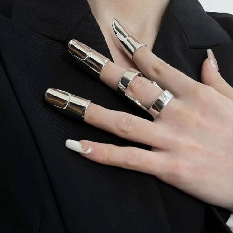 Distinctive Nail Rings Accessory Party Nail Rings Accessory for Fashion Lovers