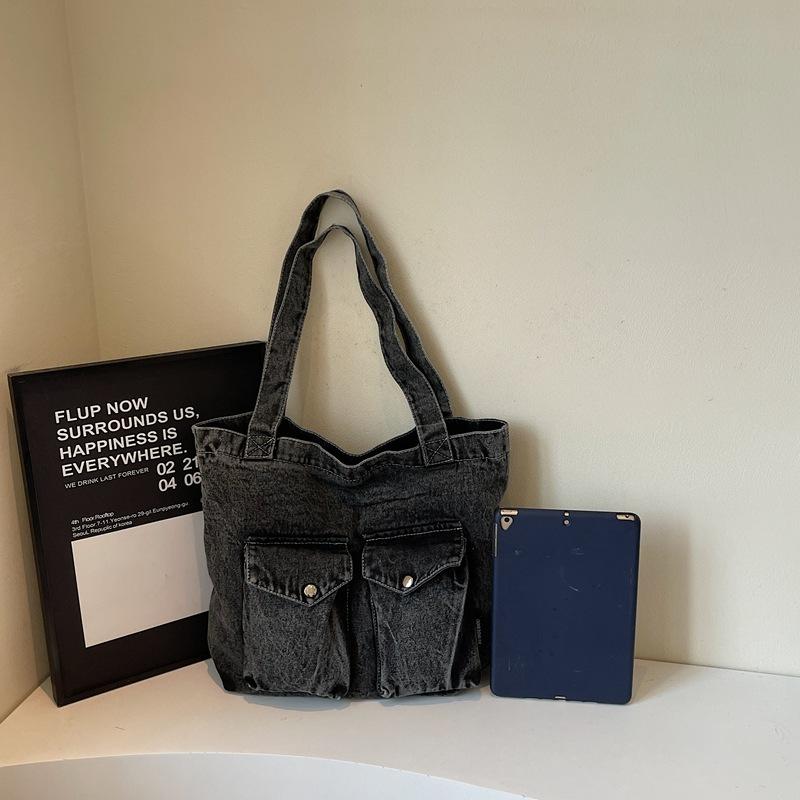 

Retro Bag Women s Large-capacity Lightweight and Versatile Tote Casual Harajuku Backpack чёрный