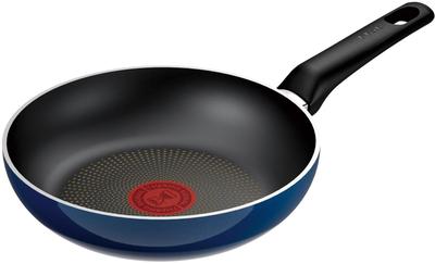 Tefal Braten für Gasfeuer Frei von schädlichen Substanzen wie Blue Intense Braten Blau D53302 Pfanne, 20cm, Nur, PFOA, Antihaftbeschichtung, Langlebig "Royal"