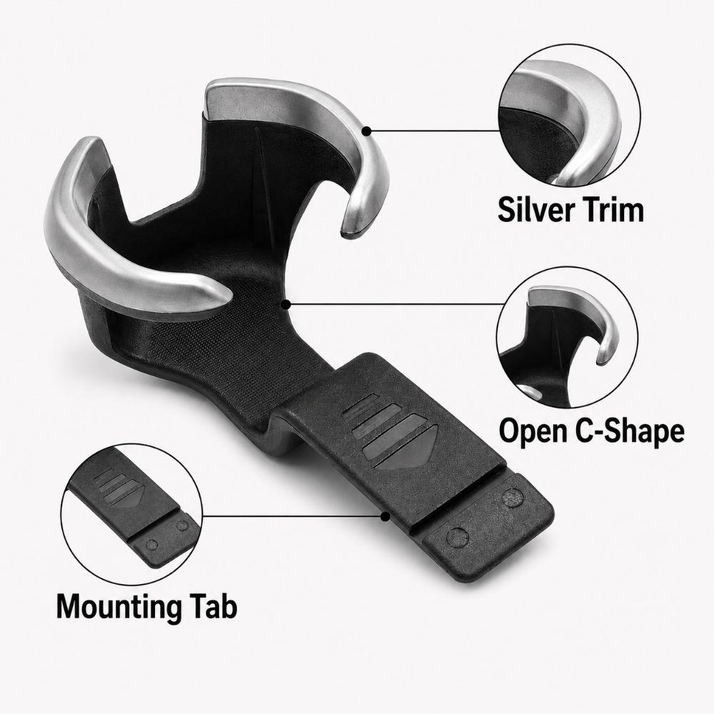 6 Inch Cup Holder Insert for Chevrolet Colorado S10/Trailblazer 2017-2022 Drink Storage