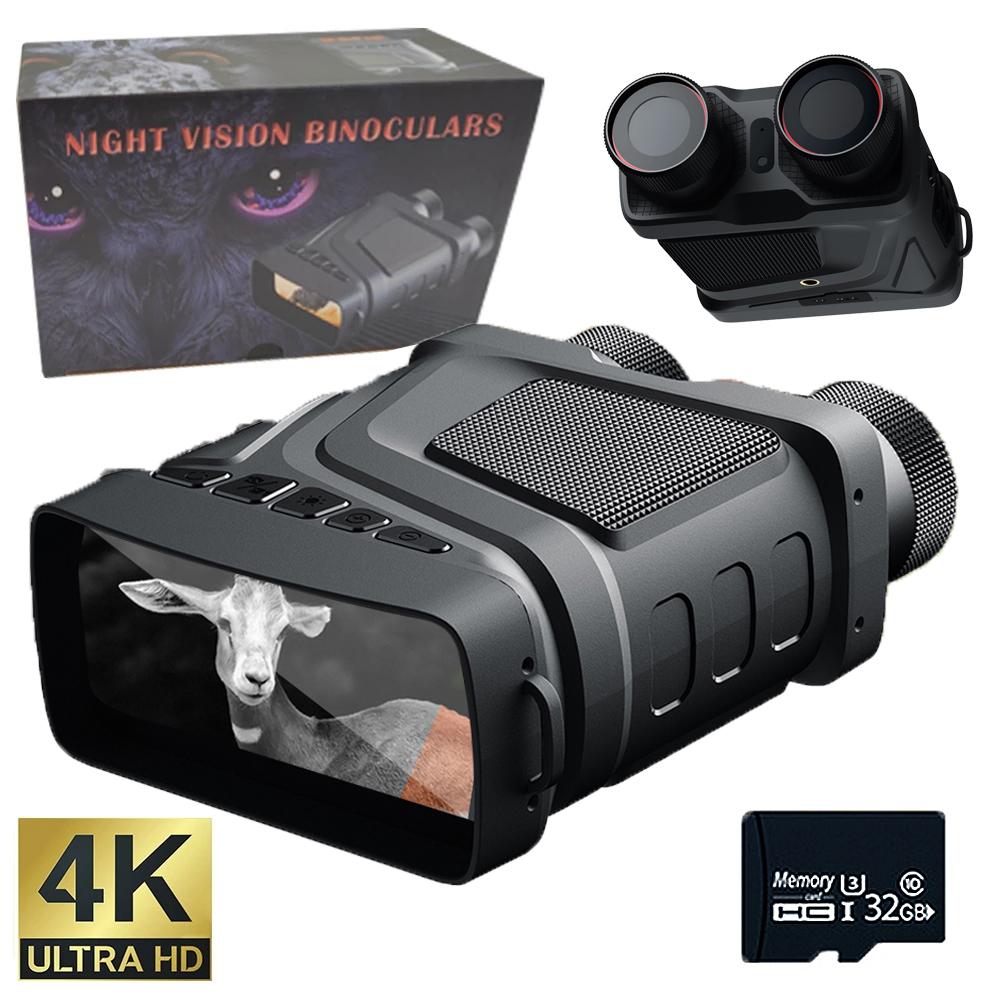 R12 1080p/4k Uhd 10m Pixels Telescope 5x Zoom Digital 300m Infrared Night Vision Binocular For Hunting Camping