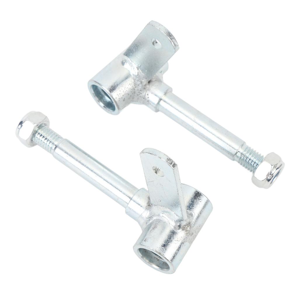 1 Pair M14 Front Wheel Steering Spindle Stud Flange with 4pcs 10mm Bearings for Go Kart ATV Quad