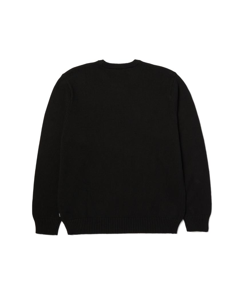 Heopeu Gift Bear Intarsia Sweater [Black]