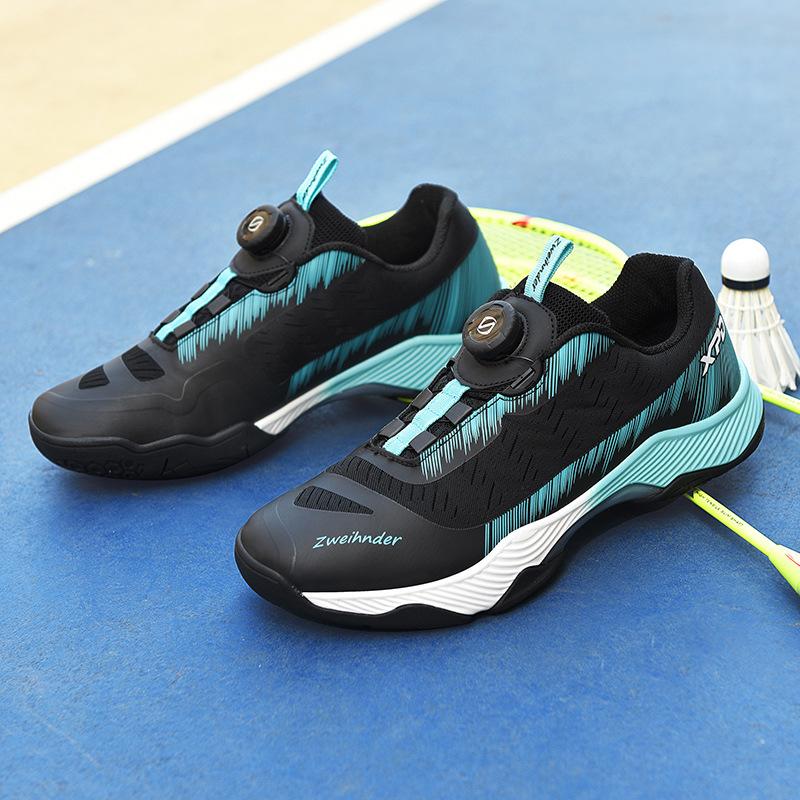 

New badminton shoes men s and women s breathable, non-slip and shock-absorbing sports shoes, lightweight soft-soled tennis shoes 36