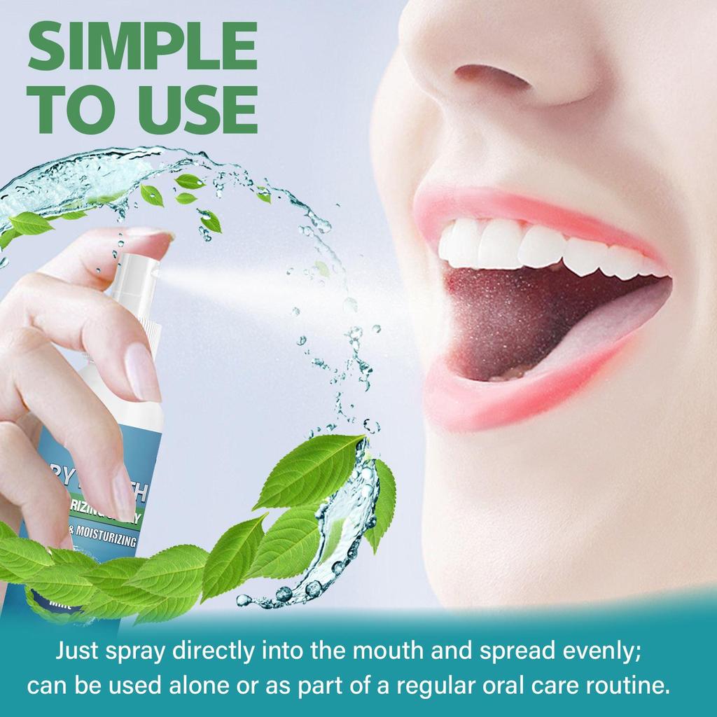 Dry Mouth Moisturizing Spray-Keep Fresh And Pleasant-Effectively Alleviatees Dry Mouth-Freshens Breath, 100ml