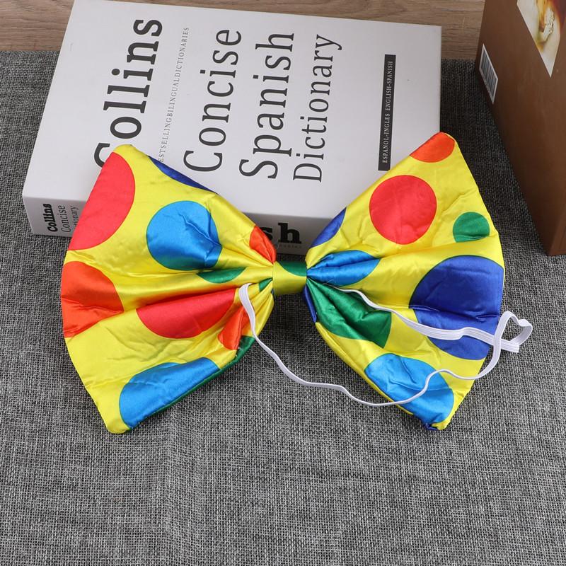 Adult Kids Prom Party Clown Dress Up Props Oversized Butterfly Bow Tie Clown Tie Headgear