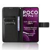 For Xiaomi Poco M7 Pro 5G Case PU Leather Diamond Texture Wallet Phone Cover