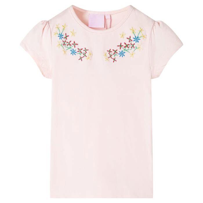 T-shirt pour enfants rose pâle 92/104/116/128/140