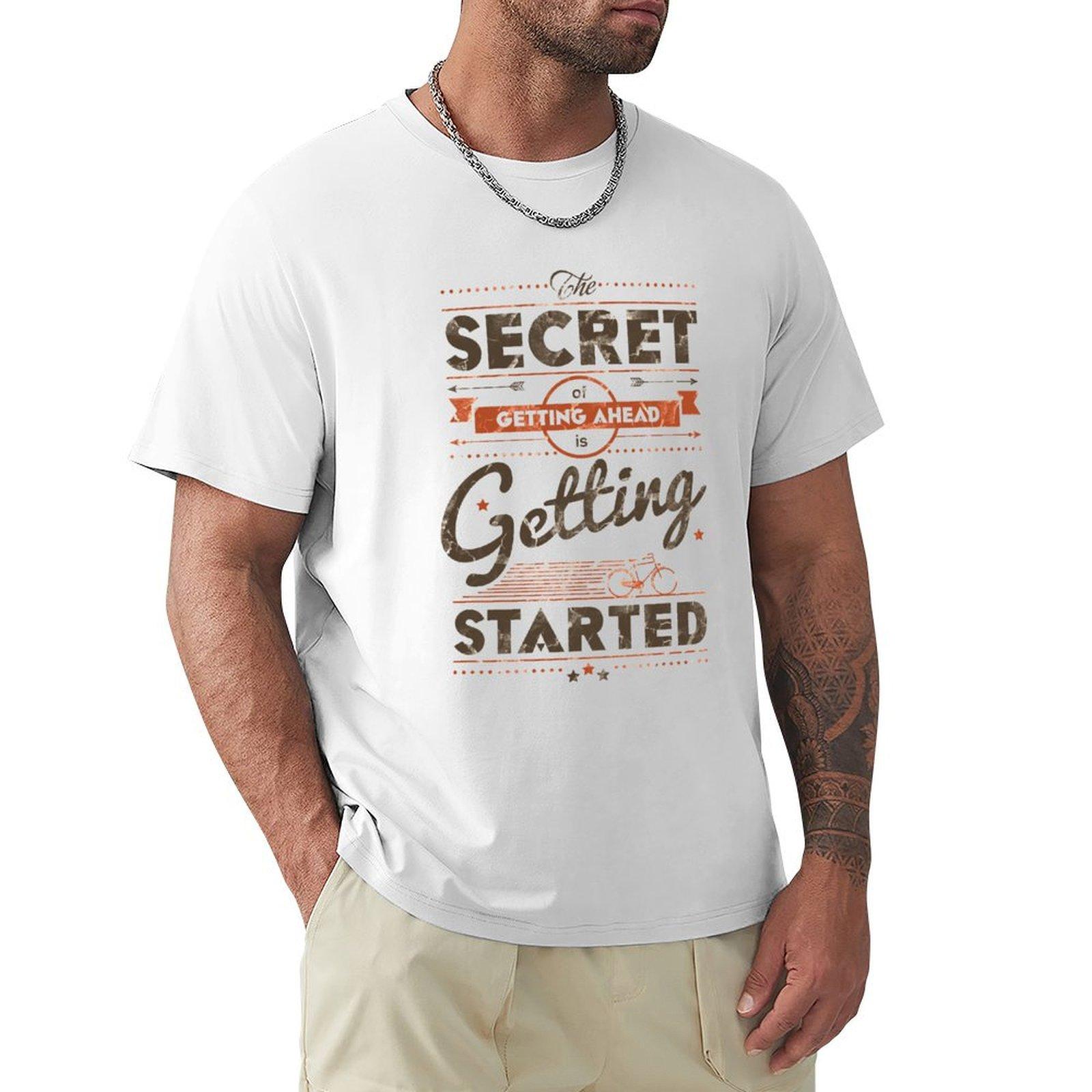 The Secret Tshirt All Match Print Short Sleeve Top S