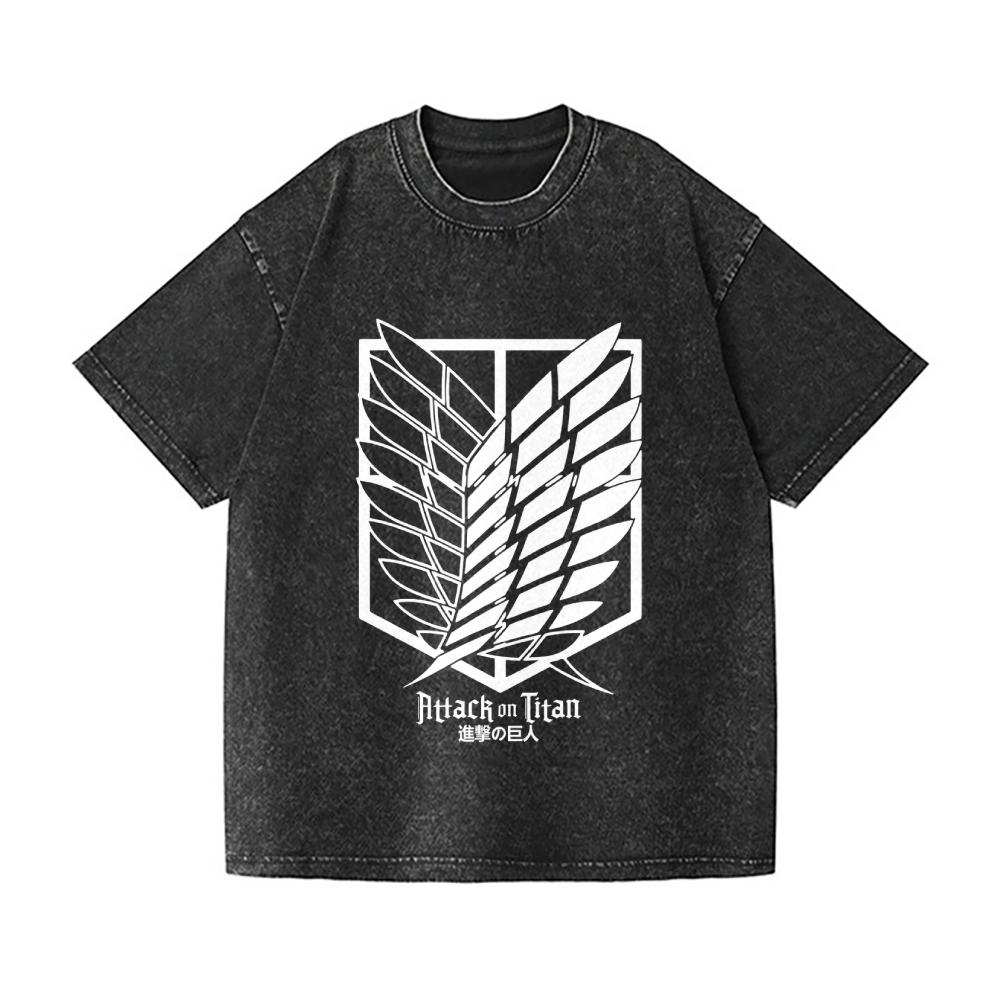 

Vintage Wash Japanese Design T-Shirt High-quality Streetwear Is Suitable for Both Summer Men and Women S
