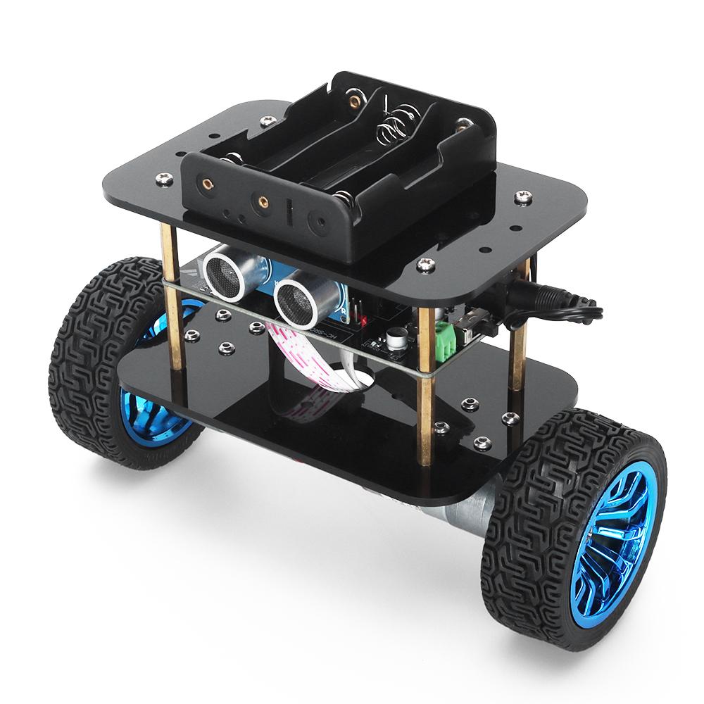Tscinbuny Ultrasonic Obstacle Avoidance APP Remote Control Self-Balancing Upright Smart Balance Robot Programmer Kit Development