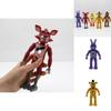 Five Nights At Freddy's Set di Giocattoli Action Figure con Proiettore Sicuro Non Tossico e Progettato per Bambini dai 3 Anni in Su