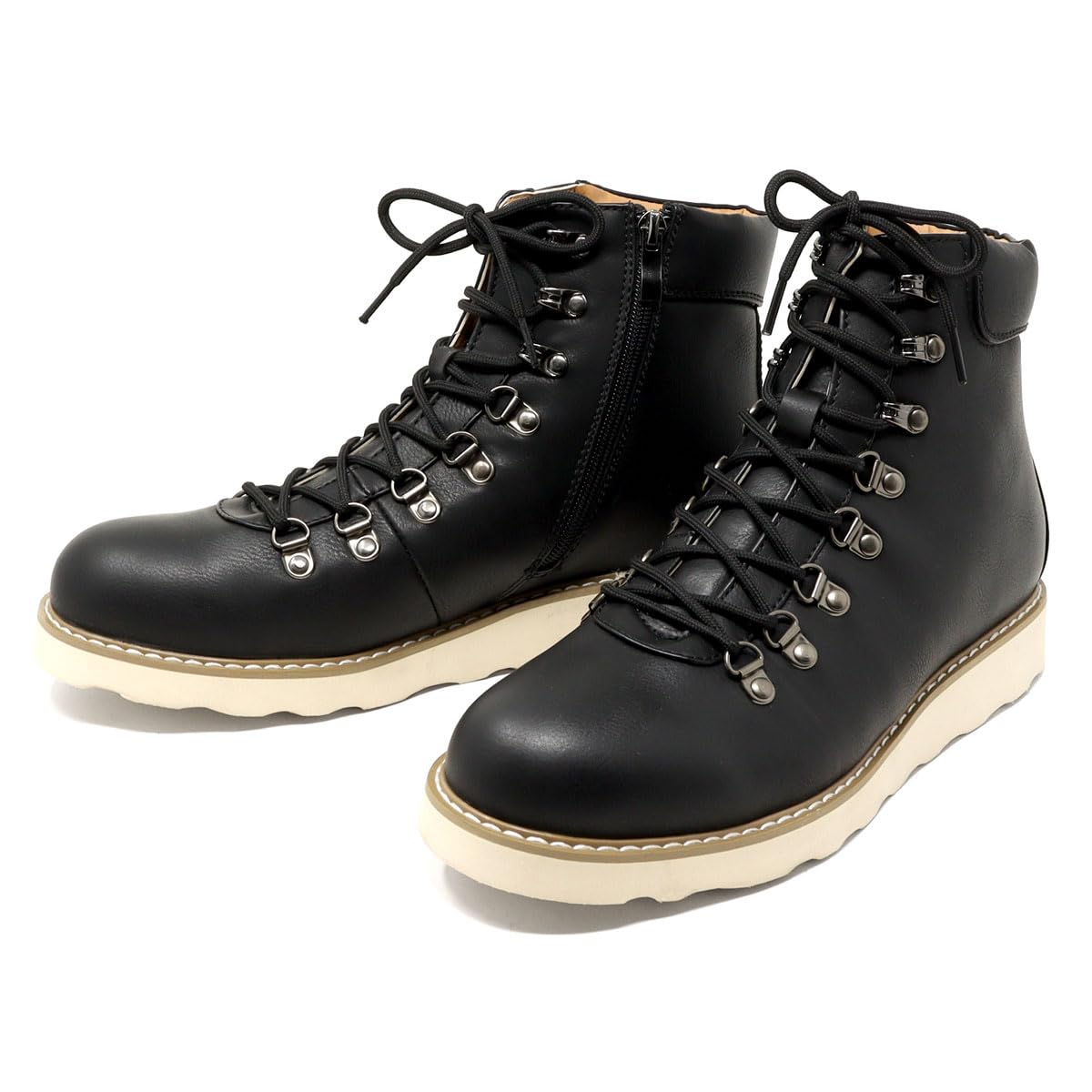 

Dedes Boots, Mountain Boots, Lace-Up Shoes, Mid-Length Boots, 3cm Heel, Lightweight Sole