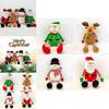 Unique Christmas Animal Children's Gift Plush Santa Snowman Elk Doll