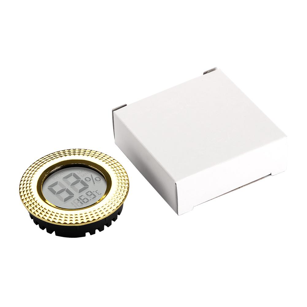 GALINER Digitales Zigarren-Hygrometer Humidor Luftbefeuchter Tester Gerät Elektronisches Feuchtigkeits-Thermometer für Zigarren-Humidor